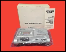 🔴 Vintage AM Radio Transmitter Radio Cassette Player Transmit Audio to AM Radio