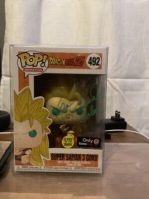 Funko POP! Dragon Ball Z Super Saiyan Goku Gamestop Exclusive 492  GITD