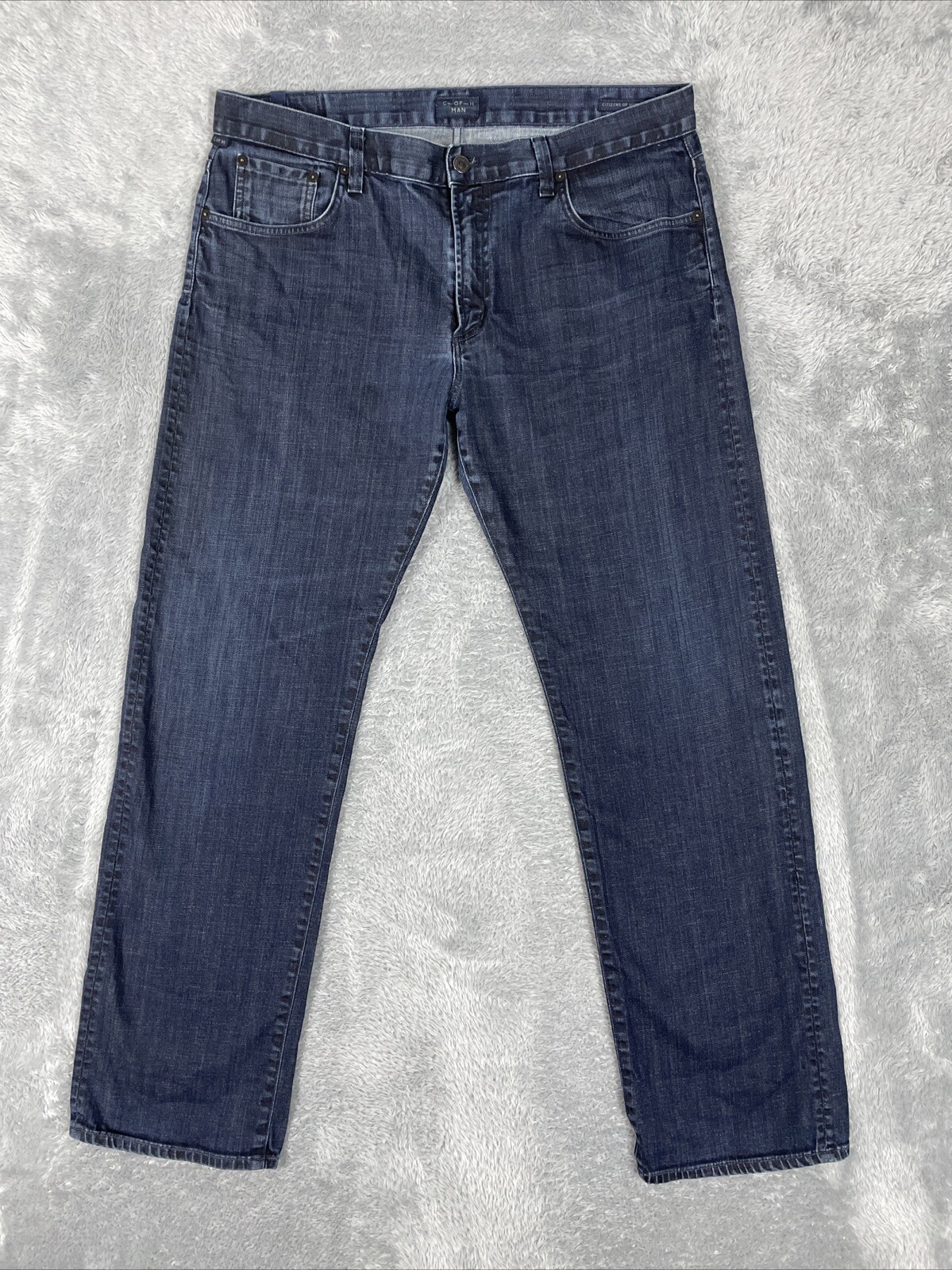 Citizens Of Humanity Men's 36x31.5 Blue Core Straight Denim Jeans