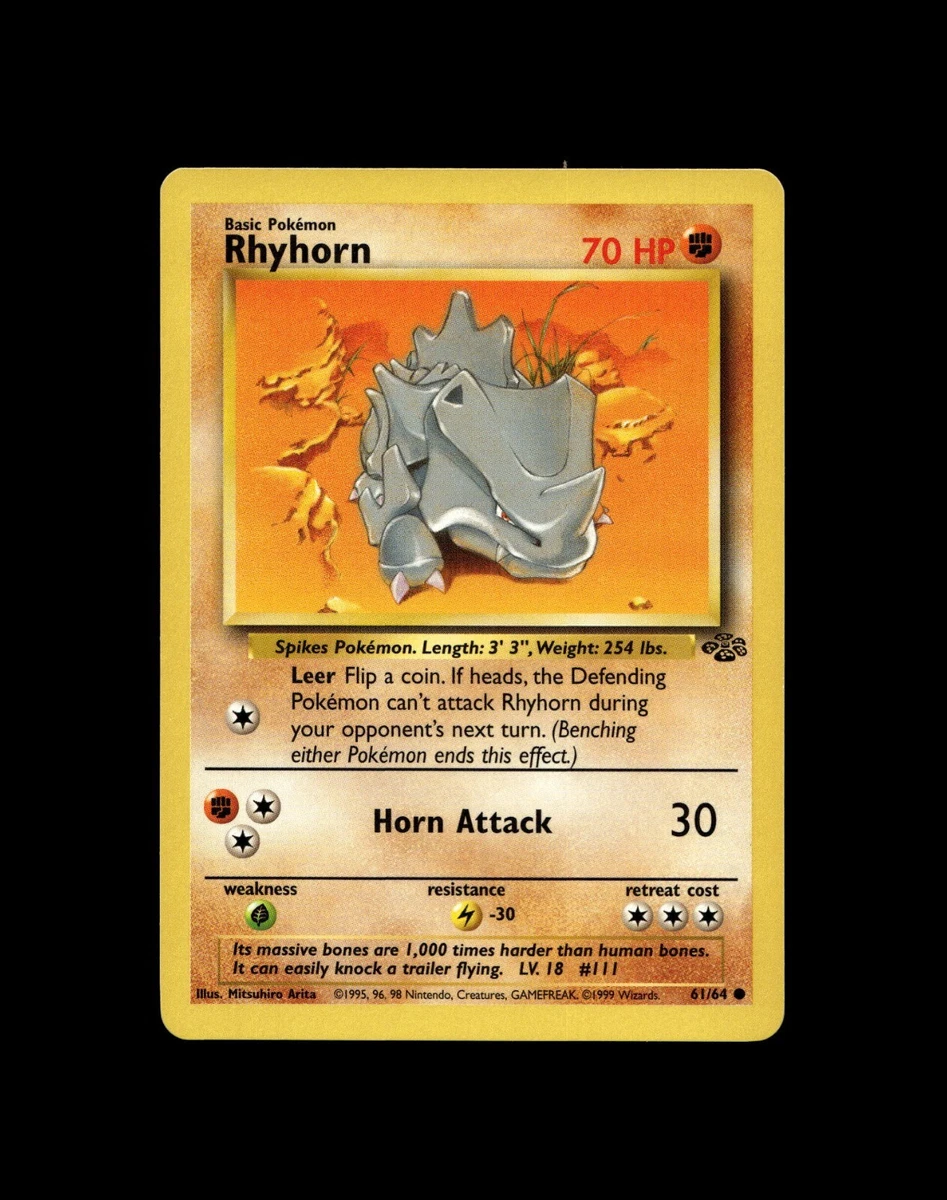 1995 rhyhorn pokemon card Rhyhorn (49/83) [XY: Generations] main image 0