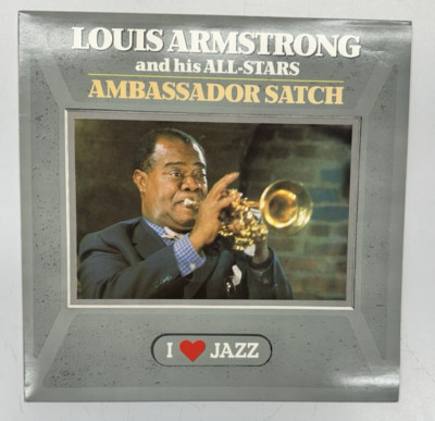 LP - Louis Armstrong And His All -Stars   Ambassador Satch