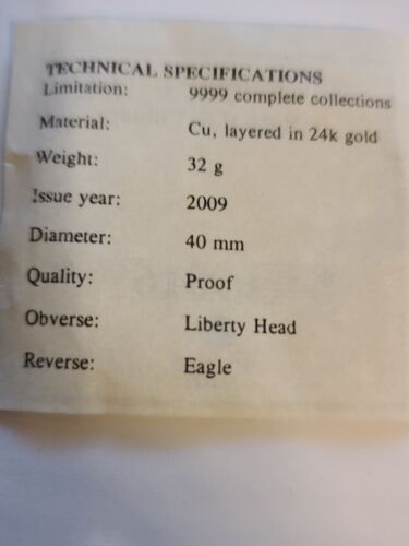 1841 Gold Coronet Quarter Eagle Replica COPY - Picture 6 of 9