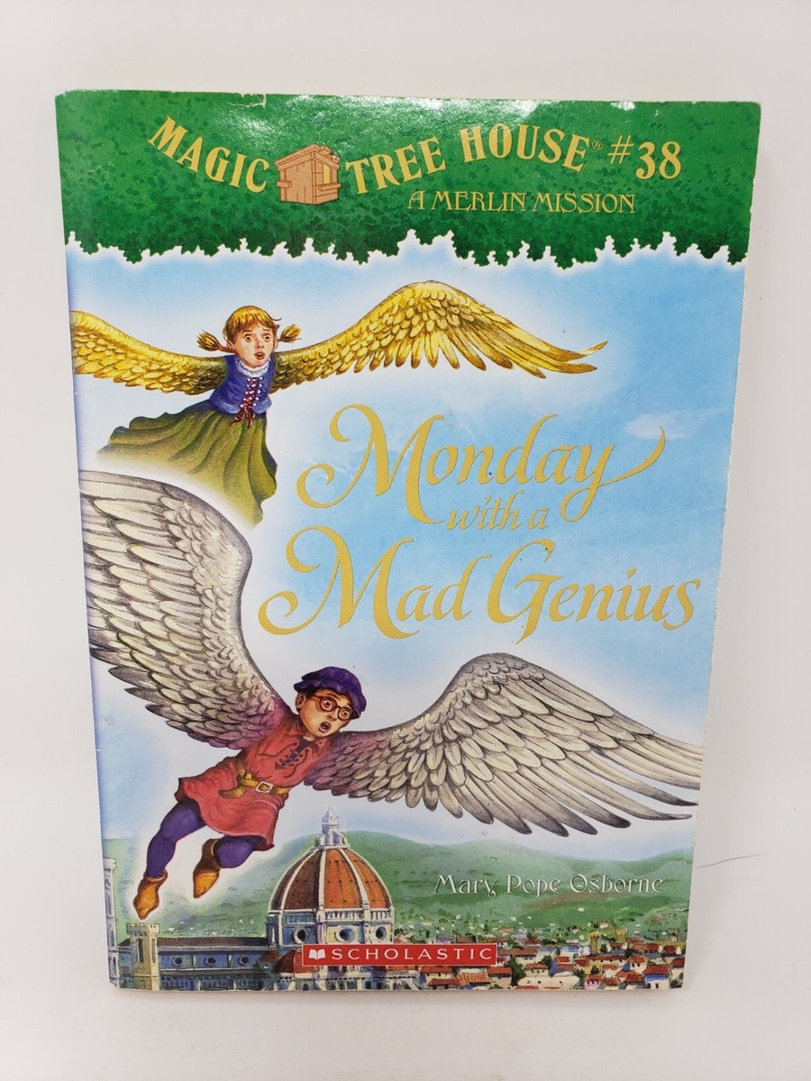 Magic Tree House Paperback Book - #38 - Monday With a Mad Genius
