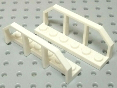 Lego Absperrplatte 1x6 Zug Waggon Ende [6583] weiß x2