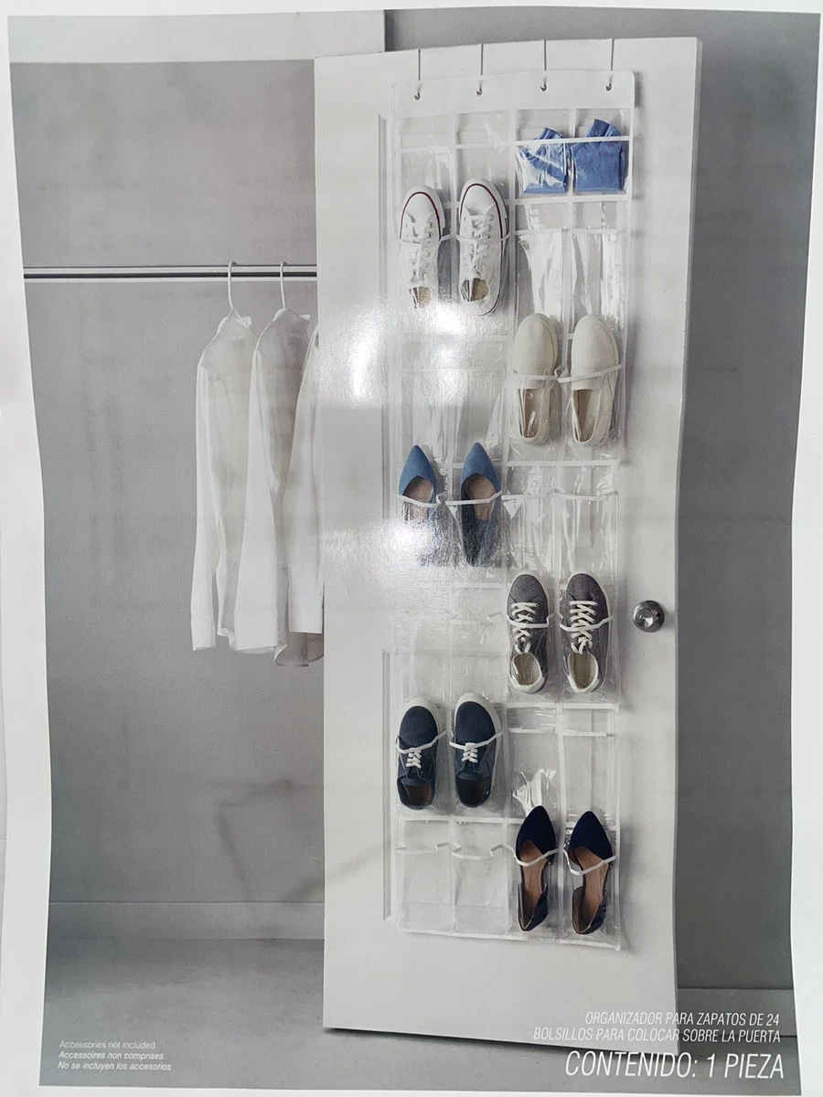 24-Pocket Over-The-Door Shoe Organizer