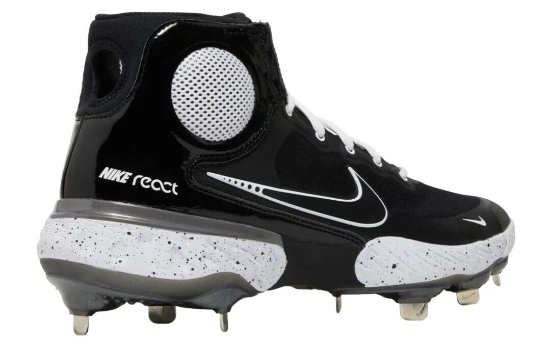 Nike Alpha Huarache Elite 3 Mid React Metal Baseball Cleats Mens 15 CK0745-011 Amazon.com | Nike Alpha Huarache Elite 3 Mid CK0745 Black  main image 2