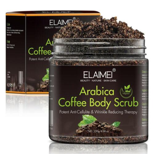 Coffee Body Scrub Exfoliating Dead Sea Salt Natural Detoxifying Mineral-Rich - Picture 6 of 9