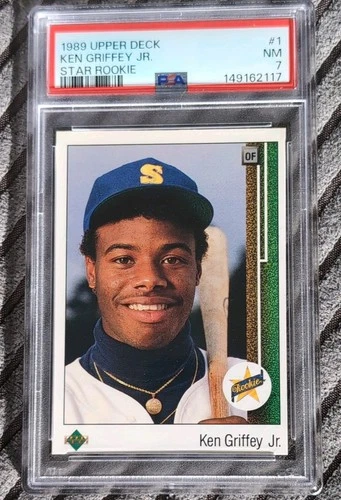 Upper Deck 1989 Star Rookie Ken Griffey Jr. #1 PSA 7 Baseball Card