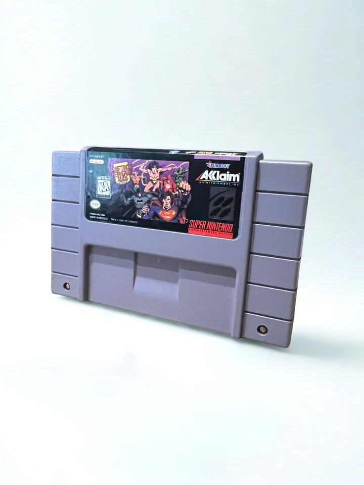 1995 Super Nintendo Justice League Task Force Cartridge - Image 2 of 4
