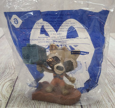 McDonald's Marvel Thor Love And Thunder Rocket Happy Meal Toy Figure Brown 4"