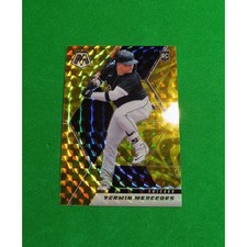 Yermin Mercedes #289 Mosaic Prizm 2021 Panini Rookie Card Chicago. rookie card picture