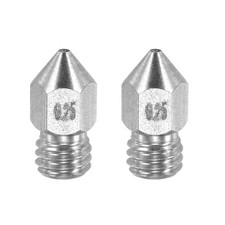 MK8 Nozzles 0.25mm 3D Printer Extruder Nozzle for 1.75mm Filament Pack of 2