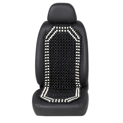 Wood Beaded Seat Cover Back Massage Cushion for Stress Free - Keeps Back from...