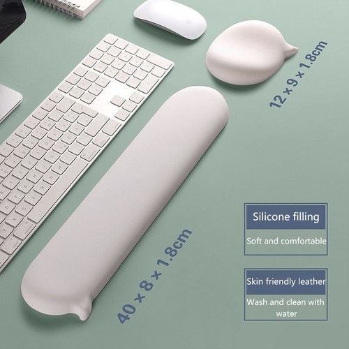 Mouse Keyboard Wrist Protection Rest Pad Ergonomics Silicone Wrist Hand Pillow - Afbeelding 7 van 21