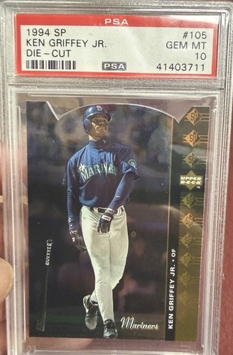 POP 67 PSA 10 Ken Griffey Jr. 1994 Upper Deck SP Die-Cut Rare Gem 22% Gem Rate