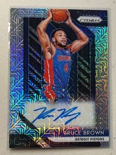Bruce Brown 2018-19 Panini Prizm /25 Mojo Rookie Signatures RC Auto Autograph