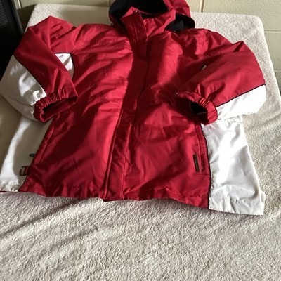 Mens Zero Xposur Red & White Winter Jacket Coat 2n1 Sz 1X Pristine Heavy Hooded