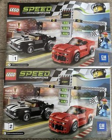 Lego 75874 Chevrolet Camaro Drag Race Speed Champions New Sealed Bags Open Box