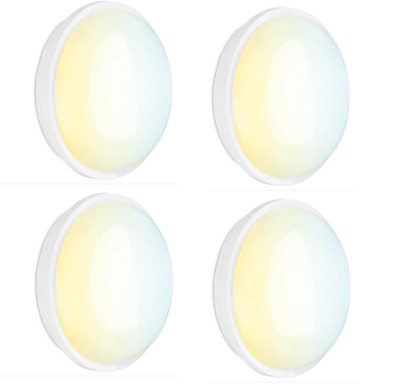 4 x Aurora AU-BH130CS 30W IP65 runde LED farbig schaltbare IP65 Schottleuchte