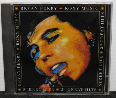BRYAN FERRY ROXY MUSIC STREET LIFE 20 GREAT HITS CD COMPACT DISC TESTED