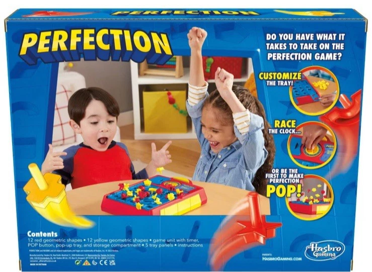 Perfection Game for Kids Ages 5+ by Hasbro NEW - Image 4 of 4