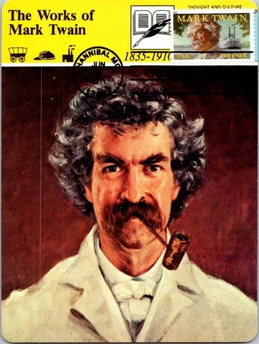 Dr Jim Stamps Maximum Card Mark Twain Forever Fdc