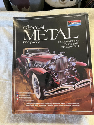 Monogram Metal Duesenberg 1930 Boattail Speedster 1978 Issue Kit # 6200 Sealed