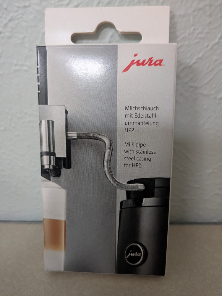 Jura Milk Pipe with Stainless Steel Casing for HP2 Jura Milk Pipe with Stainless Steel Casing for HP2