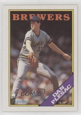 1988 O-Pee-Chee Dan Plesac #317 0au4