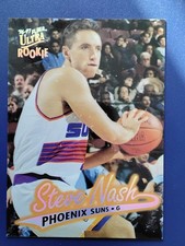 1996 Ultra Steve Nash RC Rookie Basketball Card #87 Suns HOF. rookie card picture