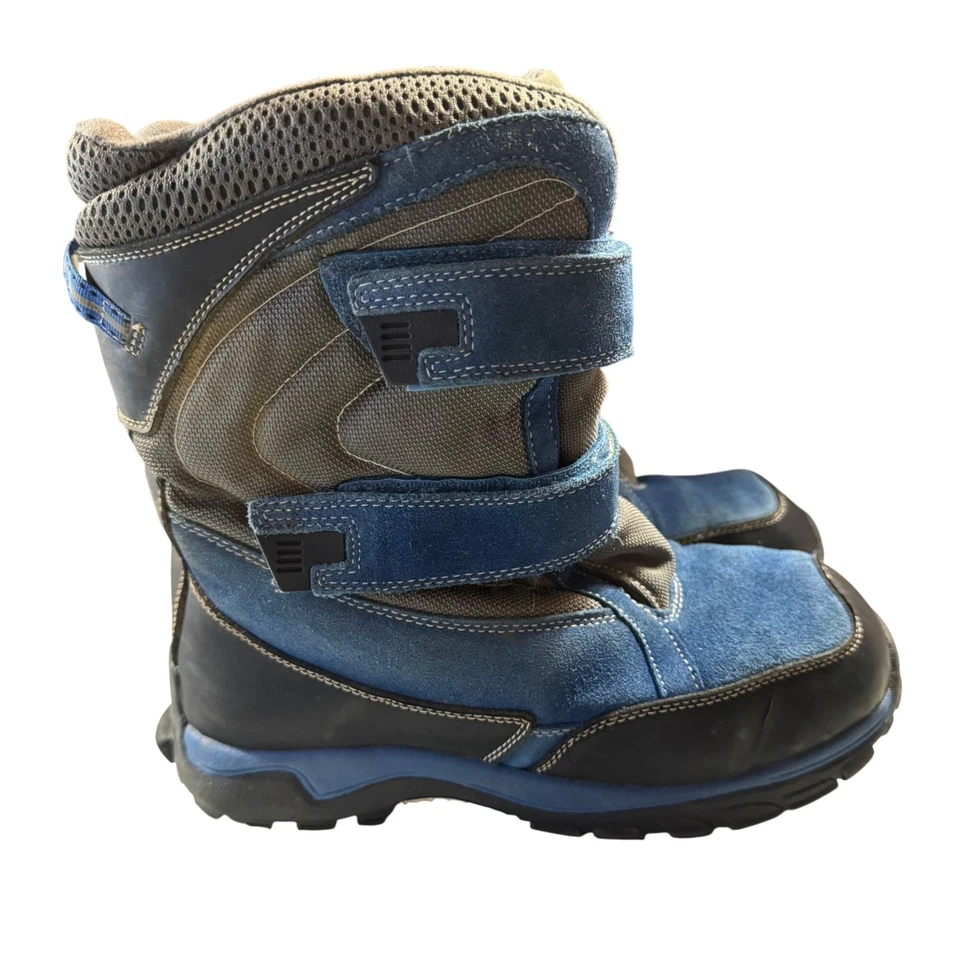 Botas de invierno Lands End para niños azules y grises talla 6 Foto 3 de 4