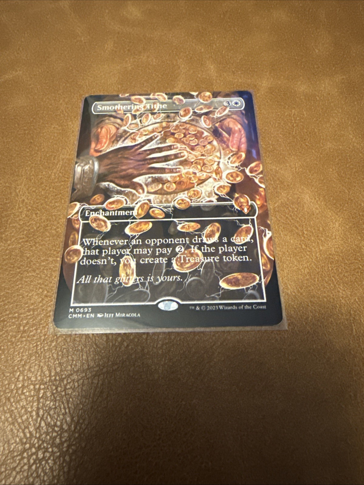Smothering Tithe (Borderless) Commander Masters Regular