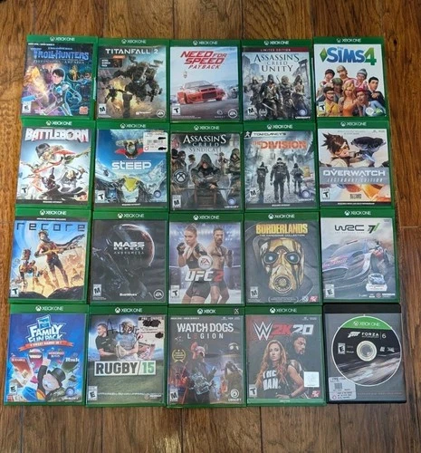 Lot of 20 Microsoft Xbox One Games