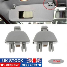 2x car Sun Visor Clip Holder Hook For Skoda Citigo Rapid VW Polo 6R0857561