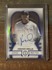 VERNON WELLS 2026 TOPPS TRIBUTE AUTO BLUE /150 #TA-VW BLUE JAYS