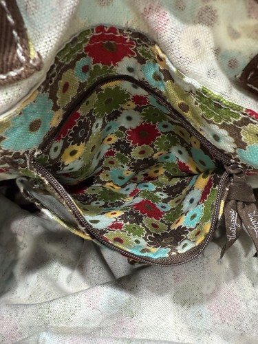 Thirty One Retro Metro Tote Bag Windsor Bouquet Handbag Purse Colorful Floral - Picture 11 of 13