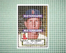 Bill Henry Boston Red Sox 1952 Style Custom Baseball Art Card