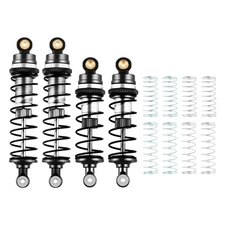Front Rear Shock Set Aluminum Alloy for LOSI 1/16 Mini-B 1/18 Mini-T 2.0 LOS3...