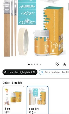 Glass Etching Starter Kit 3oz
