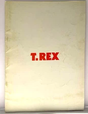 T. Rex Live marc Bolan First Tour 1972 Japan Program RARE! - 20p