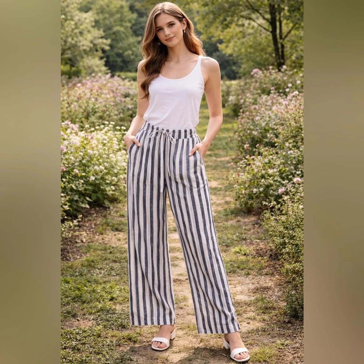 Gap Striped Pants for Women for sale | eBay