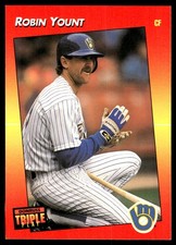 Robin Yount 1992 Triple Play #81 Brewers MLB READ FREE SHIPPING AutographDen