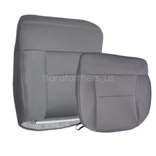 Passenger Bottom & Top Cloth Seat Cover Gray For 2008 Ford F-150 Lariat STX XLT