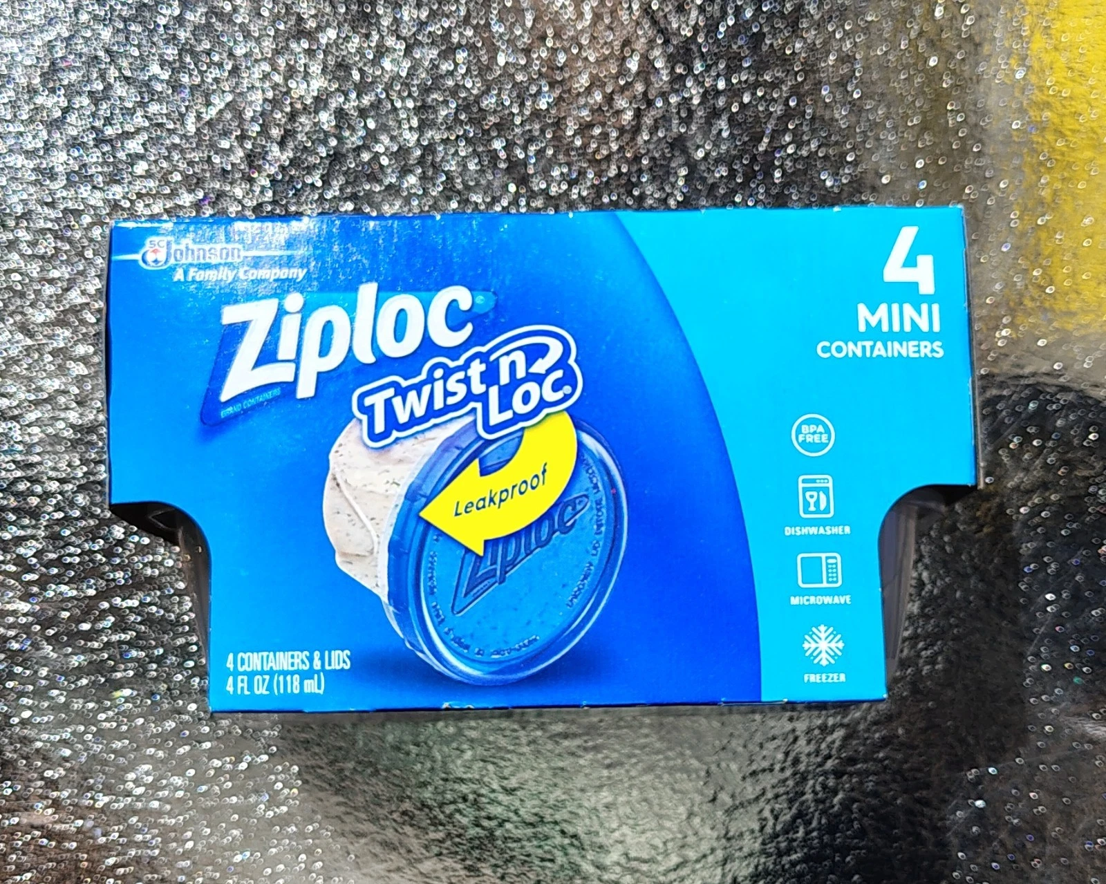 NEW Ziploc Twist n Loc Mini 4oz Containers 4 Pack Lids Discontinued Round
Opens in a new window or t