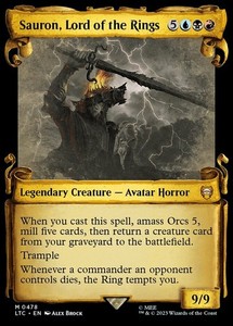 Mtg Lord of the Rings Sauron | eBay