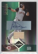 2004 Leaf Limited Monikers Bats Signatures 16/50 Adam Dunn #1 Auto 0s3