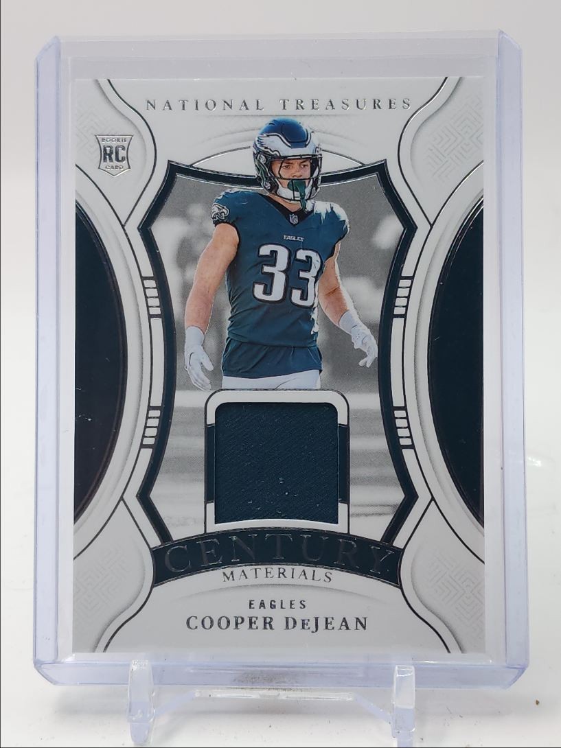 COOPER DEJEAN 2024 NATIONAL TREASURES CENTURY ROOKIE PATCH RC /99 Q4832