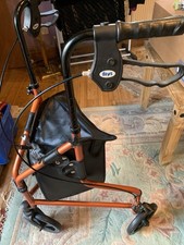 Days Healthcare 3-Wheel Tri Walker Rollator Lightweight Folding Mobility Aid