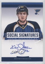 2013-14 Panini Titanium Social Signatures Kevin Shattenkirk #SS-KS Auto 0f8