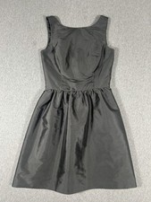 Alfred Sung Black Sleeveless Fit and Flare Dress Size 6